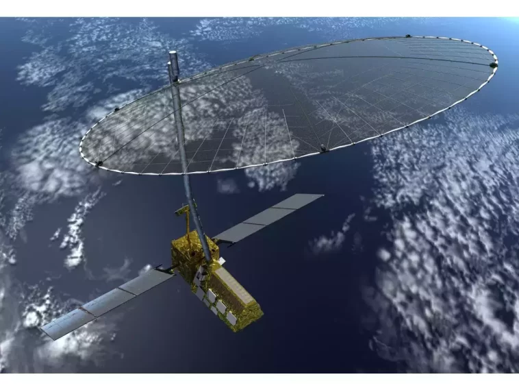NISAR, a satellite jointly developed by India and the United States, is delivered to ISRO.
