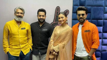 Alia Bhatt and Jr. NTR receive the "Spotlight Award" .