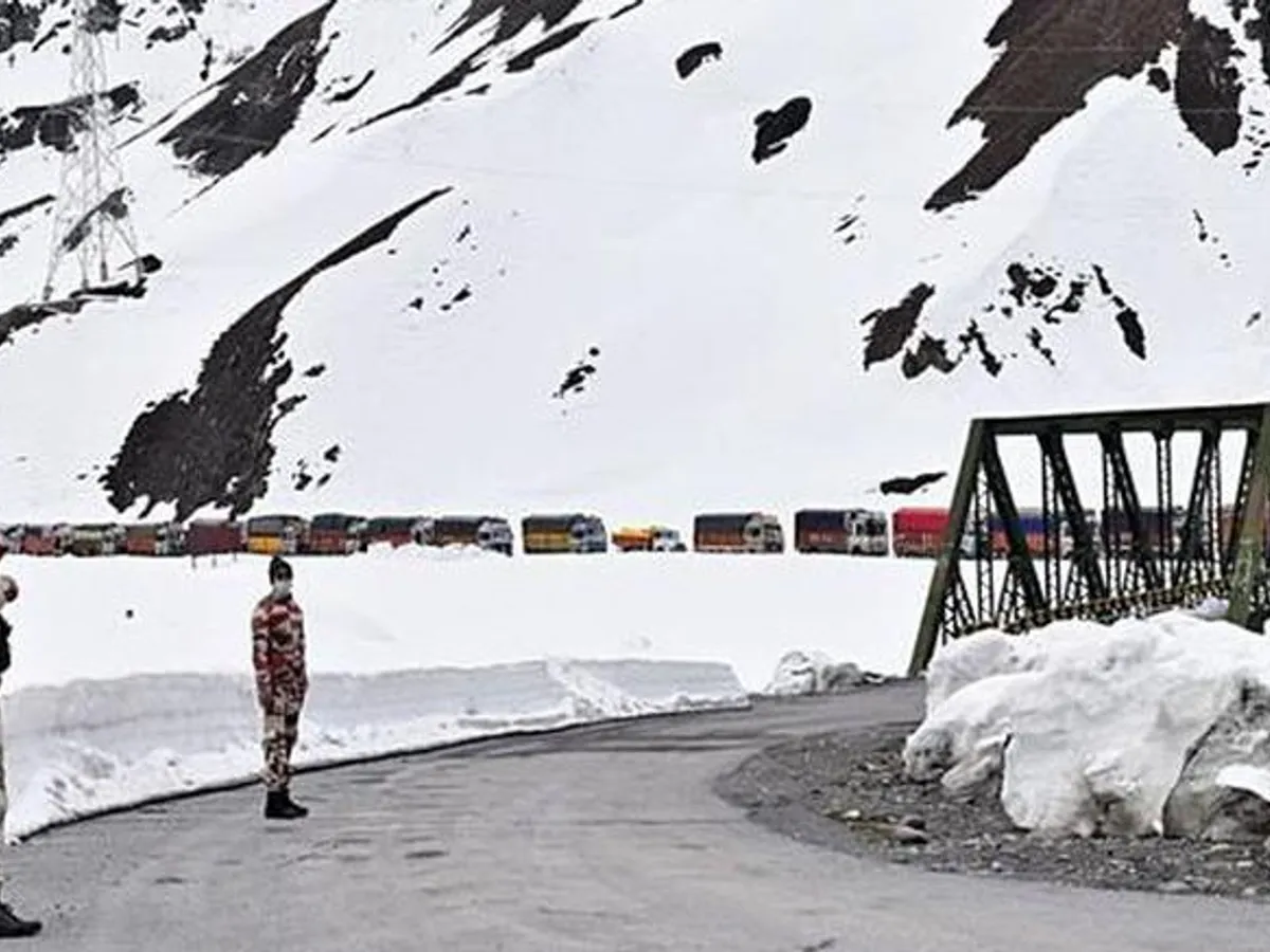 BRO reopens the strategic Zojila Pass 68 days after it was closed.