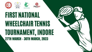 Indore will host India's first national wheelchair tennis tournament.