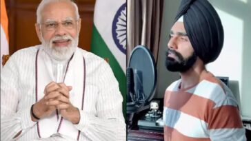 Prime Minister Narendra Modi has shared a video of "Kesariya" song