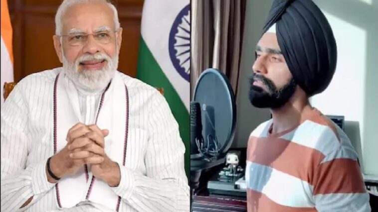 Prime Minister Narendra Modi has shared a video of "Kesariya" song