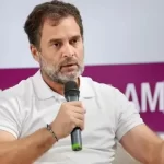 Rahul Gandhi after disqualification