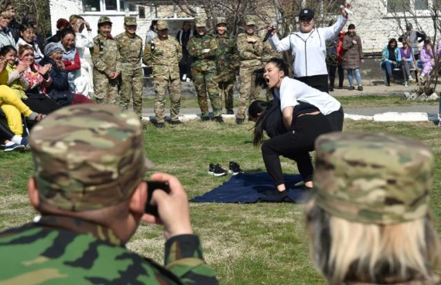 The only female prison in Kyrgyzstan receives relief during the Persian holiday