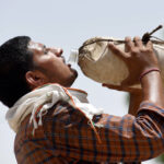 Probability of a hotter summer, with temperatures above normal in the majority of India