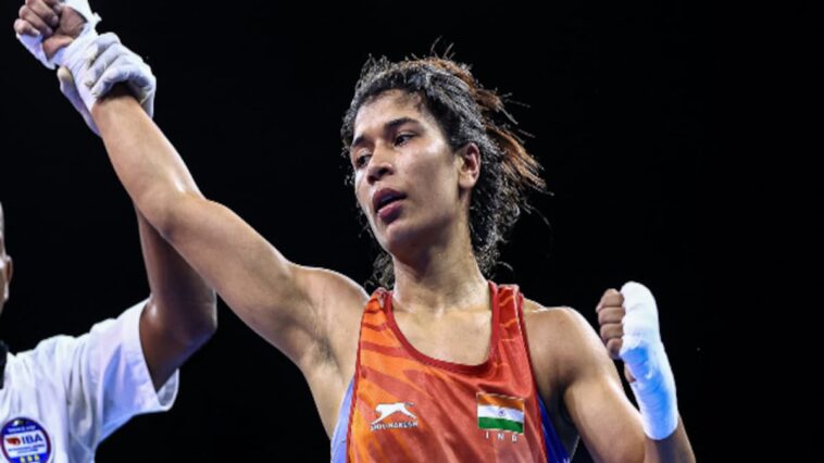 Nikhat Zareen advanced to the quarterfinals with three other boxers
