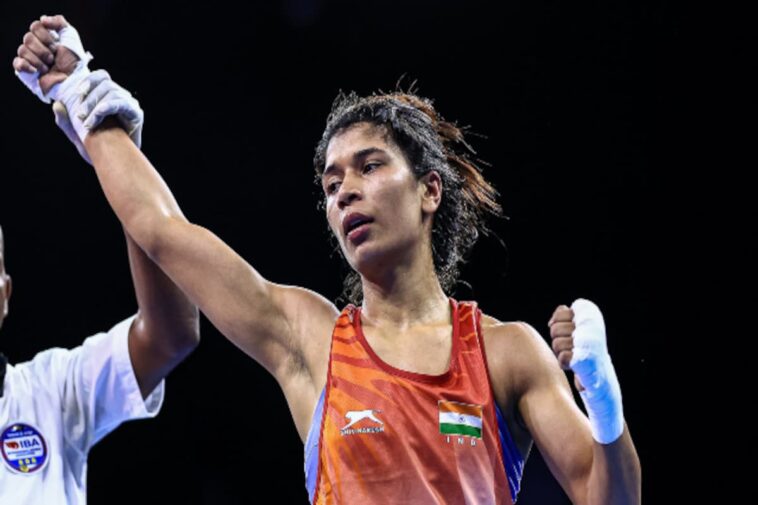 Nikhat Zareen advanced to the quarterfinals with three other boxers
