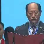 Neiphiu Rio takes oath