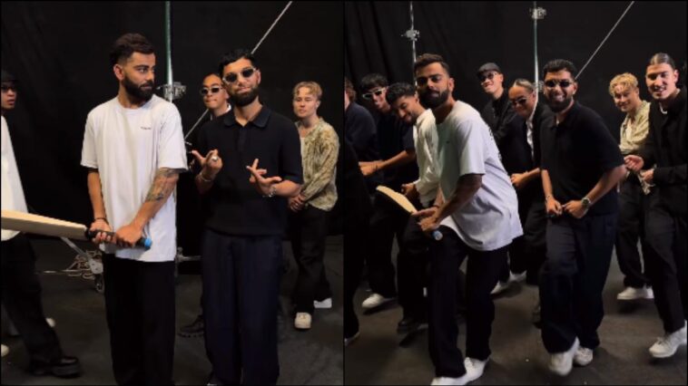 Watch as Virat Kohli performs with the Norway Dance Crew in Mumbai