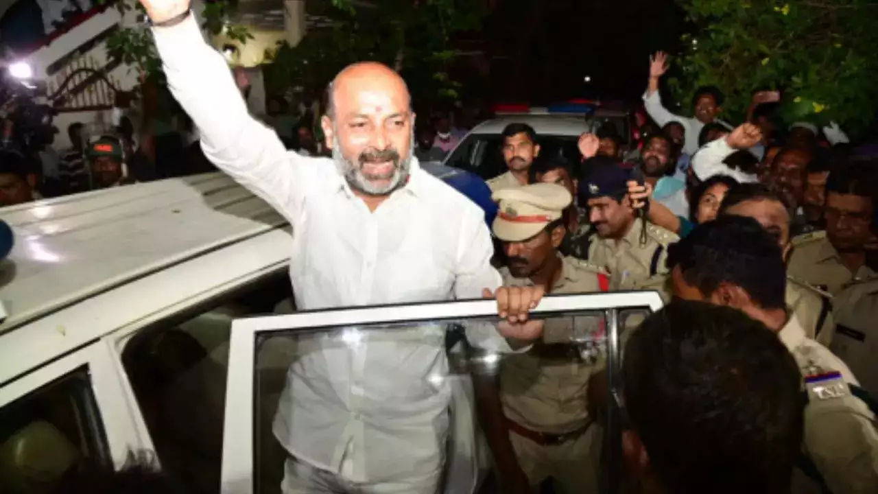 Telangana BJP chief Bandi Sanjay obtains bail in the SSC paper leak case
