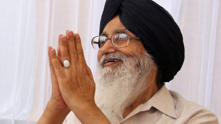 Panjab CM Prakash Singh Badal Death today