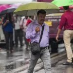 38 Temperature and little rain in Delhi