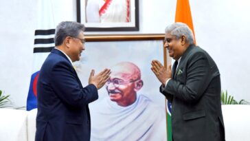 Vice President Dhankhar and South Korean Foreign Minister Park Jin emphasize cultural, people-to-people ties