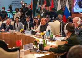 Rajnath Singh flags ‘terrorism’ at SCO meet; Pakistan attends virtually