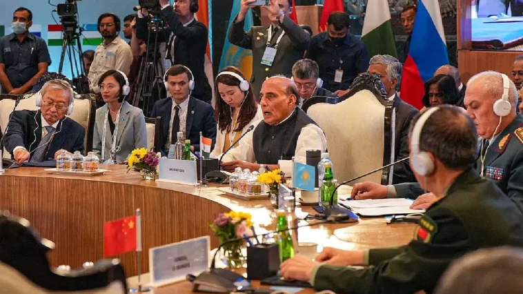 Rajnath Singh flags ‘terrorism’ at SCO meet; Pakistan attends virtually