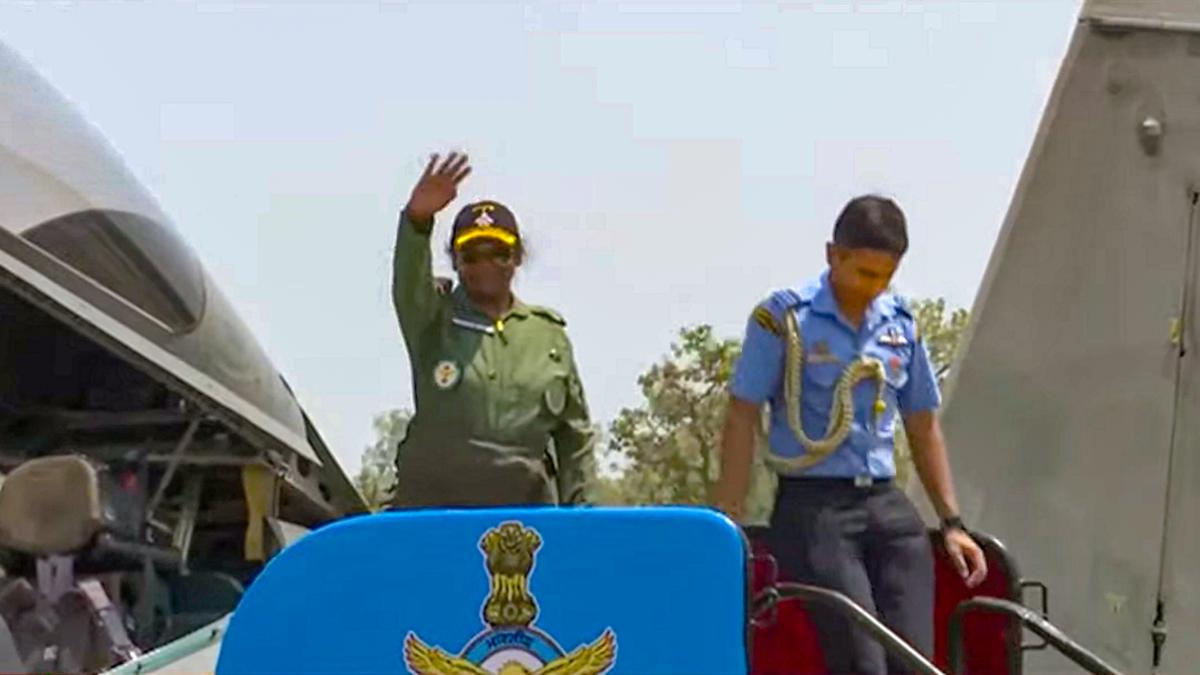 President Murmu takes sortie in Sukhoi Fighter Aircraft