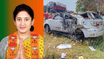 BJP leader Neeraja Reddy died in road accident in Telangana