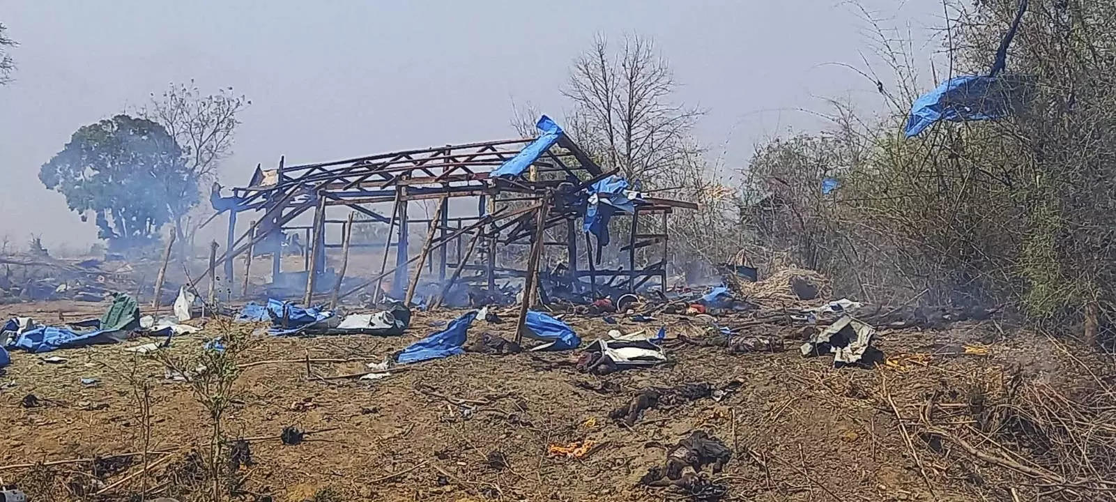 100 people are presumed dead after Myanmar airstrikes in the Sagaing region