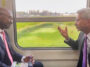 EAM Jaishankar rides a 'Made in India' train in Maputo during his visit to Mozambique