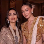 Gigi Hadid expresses gratitude to the Ambani family for her "unforgettable first trip to India."
