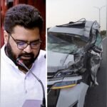 Rajya Sabha MP Kartikeya Sharma meets with accident