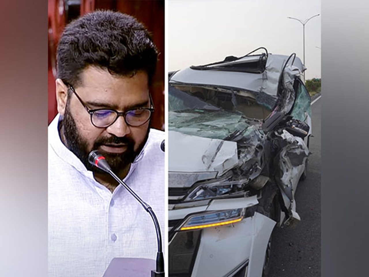 Rajya Sabha MP Kartikeya Sharma meets with accident
