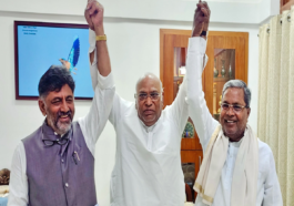 Opposition Leaders attend Karnataka swearing in