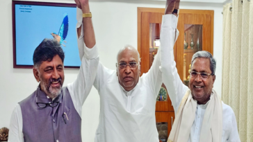Opposition Leaders attend Karnataka swearing in