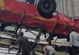 14 killed as Indore-bound bus falls off bridge in MP's Khargone