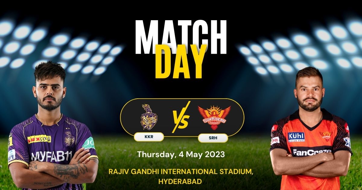 SRH vs KKR IPL 2023
