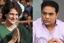Priyanka Gandhi a "political tourist": KTR slams Congress leader ahead of Telangana visit