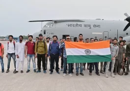 Those who were evacuated from violence-torn Sudan thank to PM Modi and chanted, among other slogans, "Bharat Mata Ki Jai" and "Indian Navy zindabad" upon reaching protection.