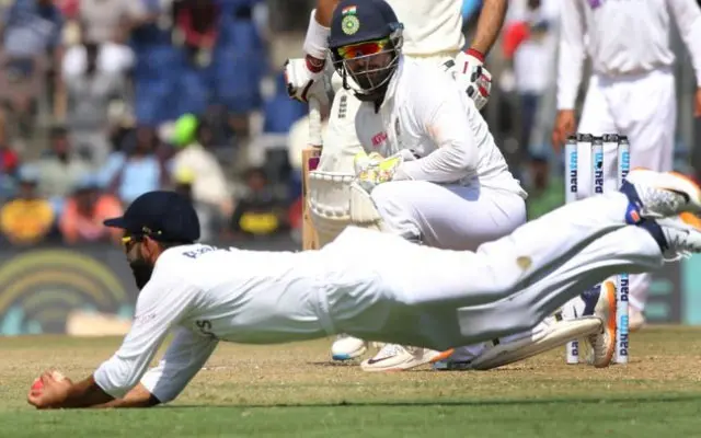 100 Test catches for Ajinkya Rahane