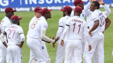 West Indies squad for India Test series