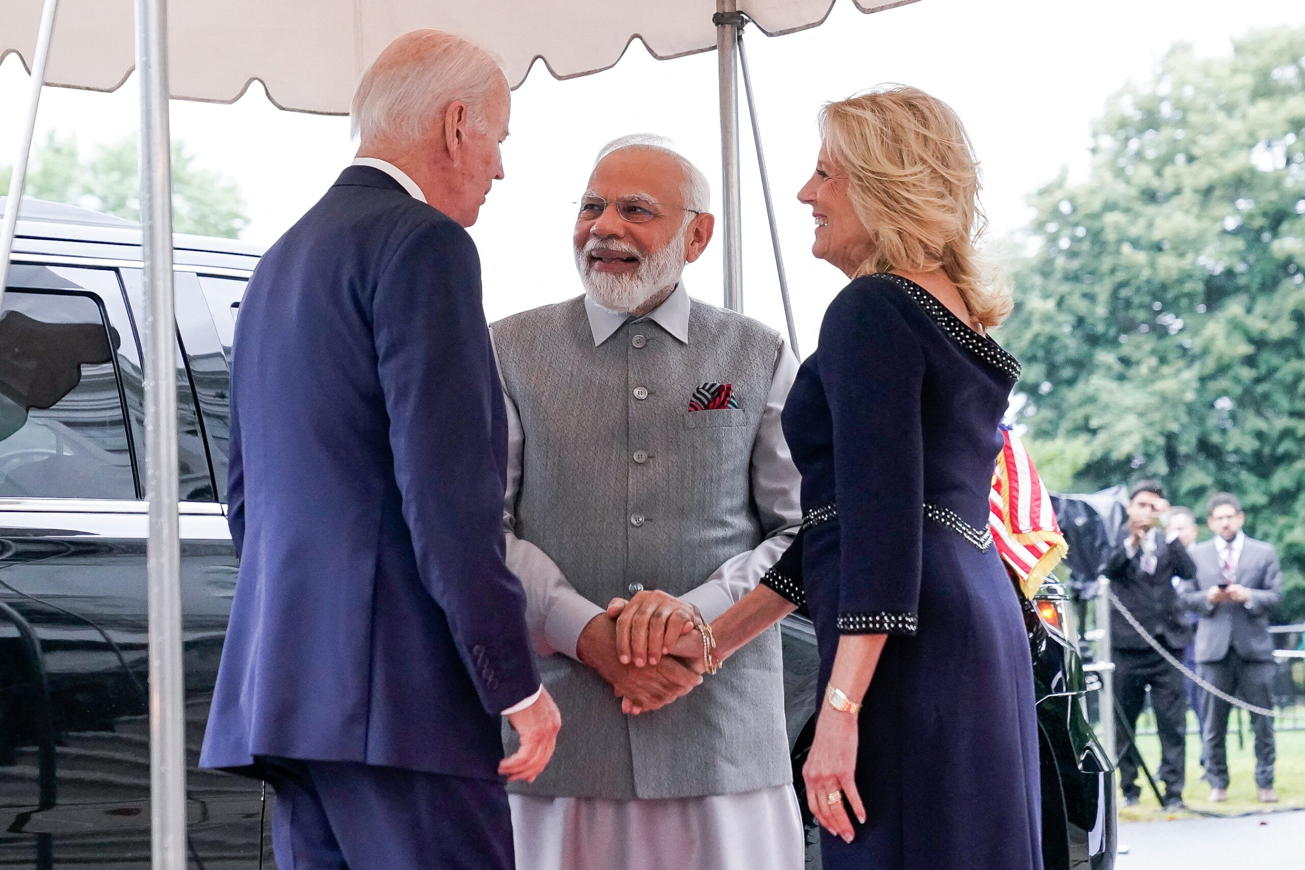 Biden, First Lady Jill welcome PM Modi at White House