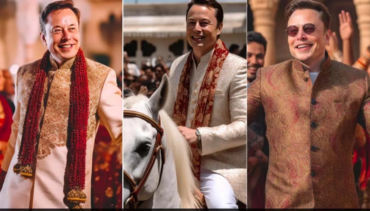 AI Transforms Elon Musk Into An Indian Groom