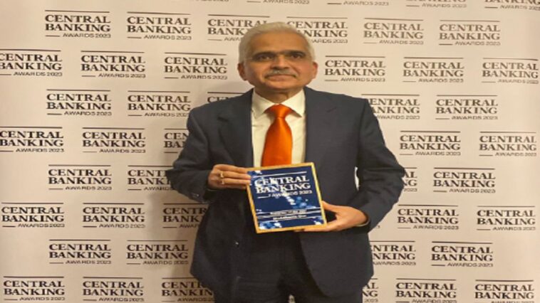 Shaktikanta Das receives 'Governor of the Year' award at London's Central Banking Awards 2023