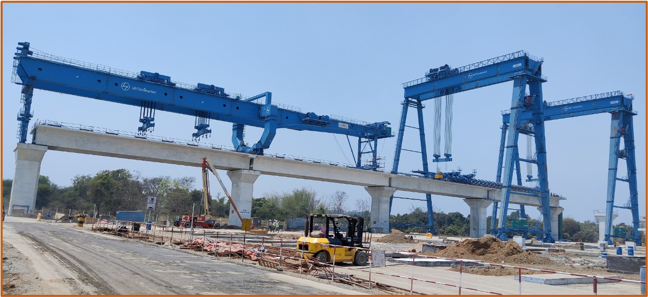 Second River Bridge Completed on Mumbai Ahmedabad High Speed Rail Corridor