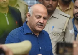 AAP leader Manish Sisodia arrives at Delhi residence to meet ailing wife