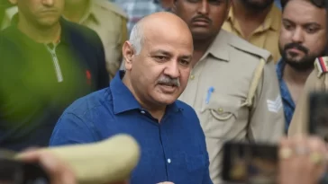 AAP leader Manish Sisodia arrives at Delhi residence to meet ailing wife