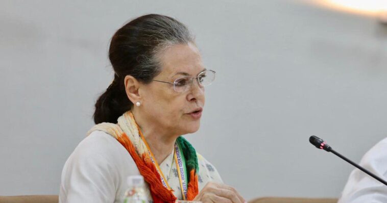 Sonia Gandhi urges PM Modi to discuss Manipur situation in Lok Sabha