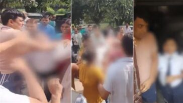 On camera, Delhi pilot, husband thrashed by mob for beating up 10-year-old help