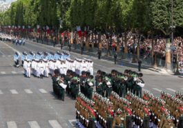 Indian Rafales, marching squads take part in imposing French parade