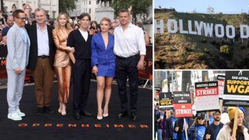 Stars leave oppenheimer Premiere