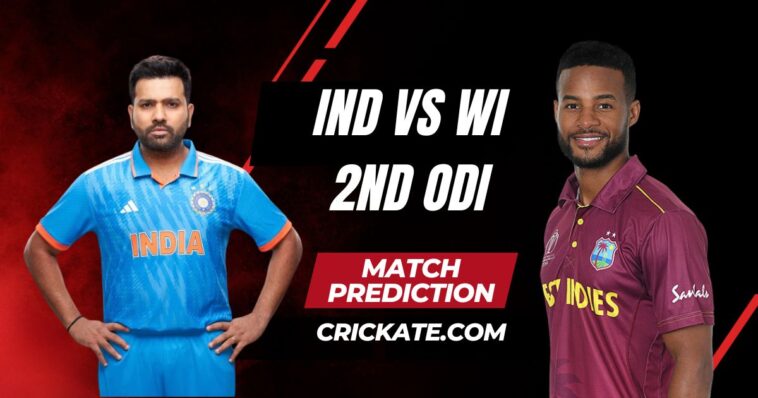 IND vs WI 2nd ODI Match Prediction