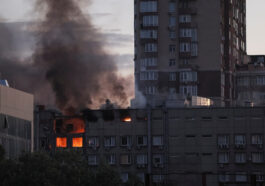 One killed, four injured after Russia carries out 'massive' overnight strike on Kyiv