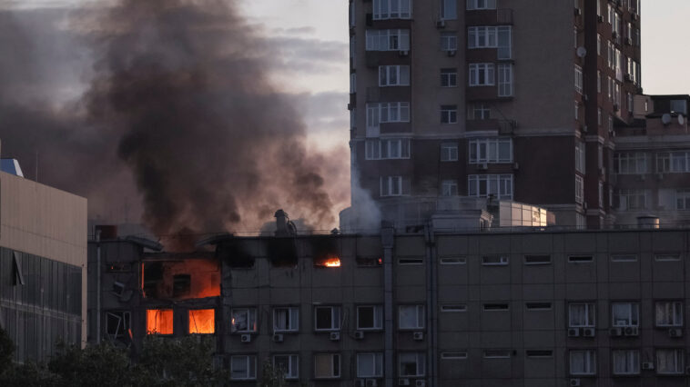 One killed, four injured after Russia carries out 'massive' overnight strike on Kyiv