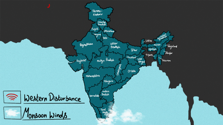 Rare phenomenon pummeling heavy rains over north India. It's not climate change.