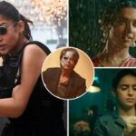 New Jawan poster: Shah Rukh Khan introduces Nayanthara's cop look, calls her ‘thunder that comes before the storm’