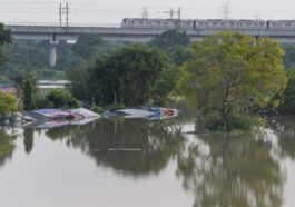 The water level of Yamuna River recorded at 208.17 meters at 6 pm